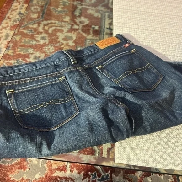 - Lucky Brand Cutoff Stella Skinny Frayed Hem Denim Shorts - Picture 5 of 7